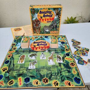 Amazing Animal Trivia Game Board Game Animal Facts Africa Safari Family Game Nig